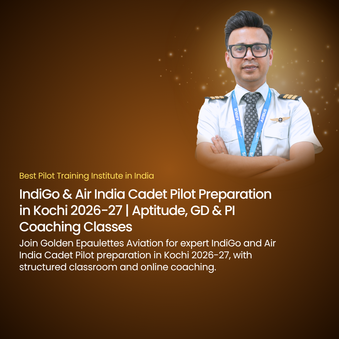 IndiGo & Air India Cadet Pilot Preparation in Kochi 2026-27 | Aptitude, GD & PI Coaching Classes